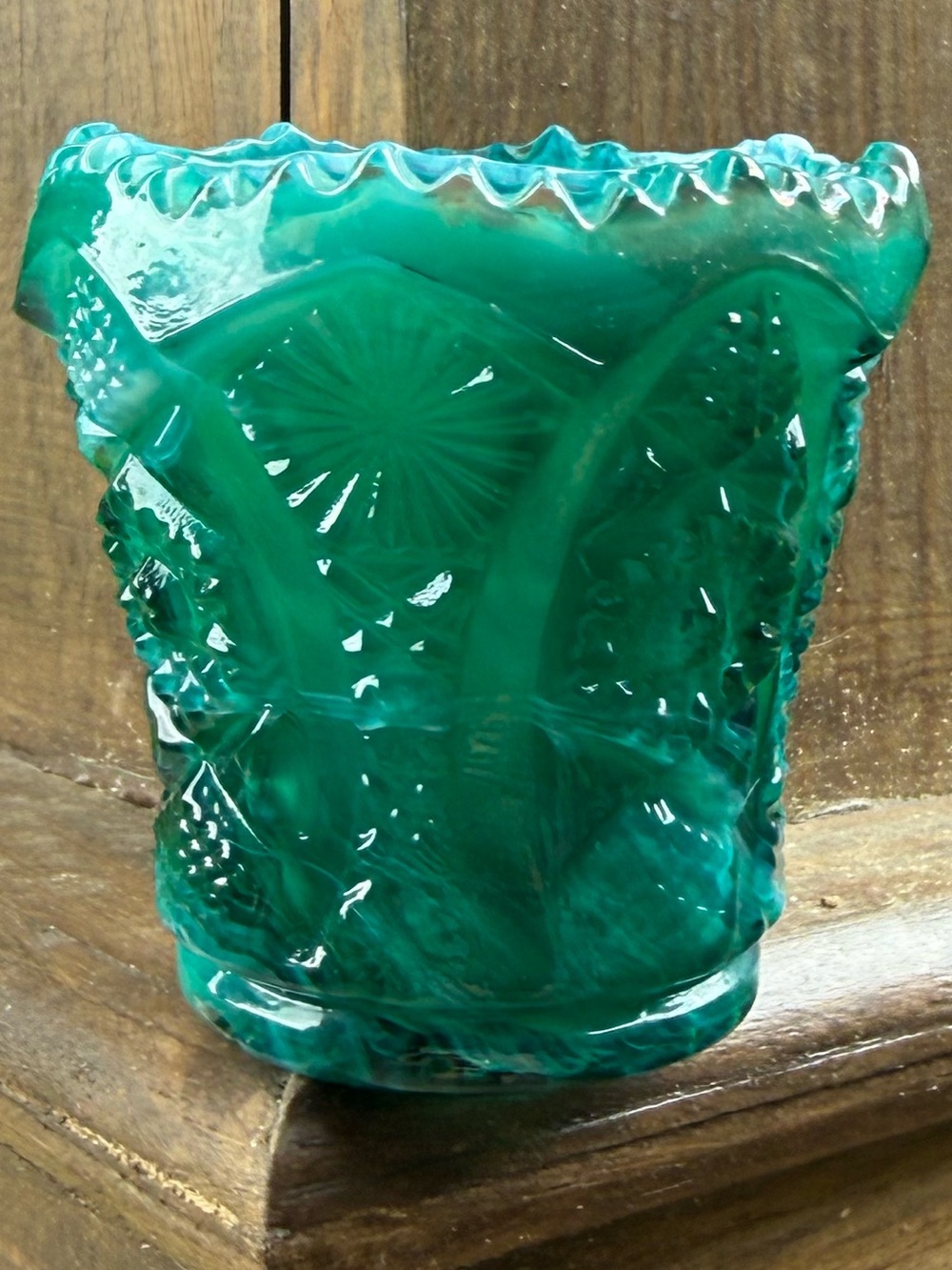 Vintage Imperial Jade Toothpick Holder